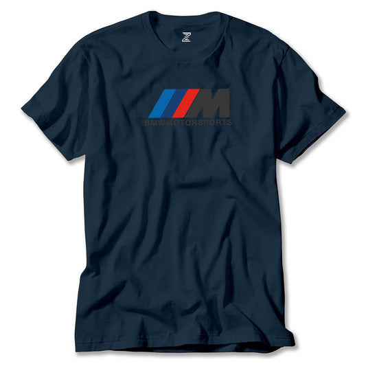 İndirimli BMW M Power Motorsport Lacivert Tişört