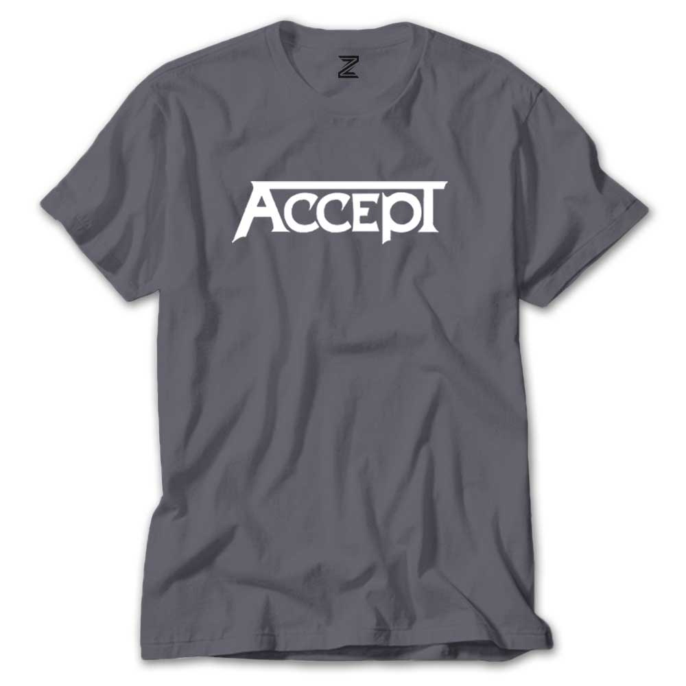 Accept Classic Logo Renkli Tişört