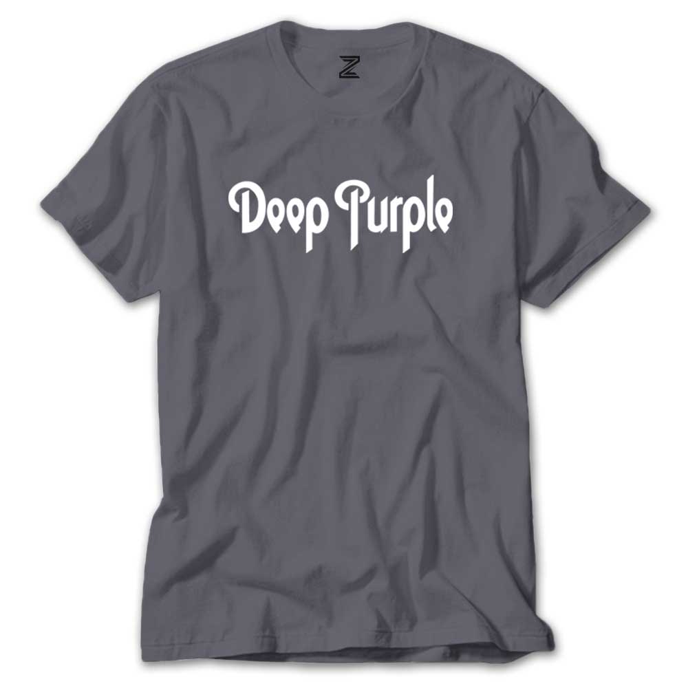 Deep Purple Text Renkli Tişört