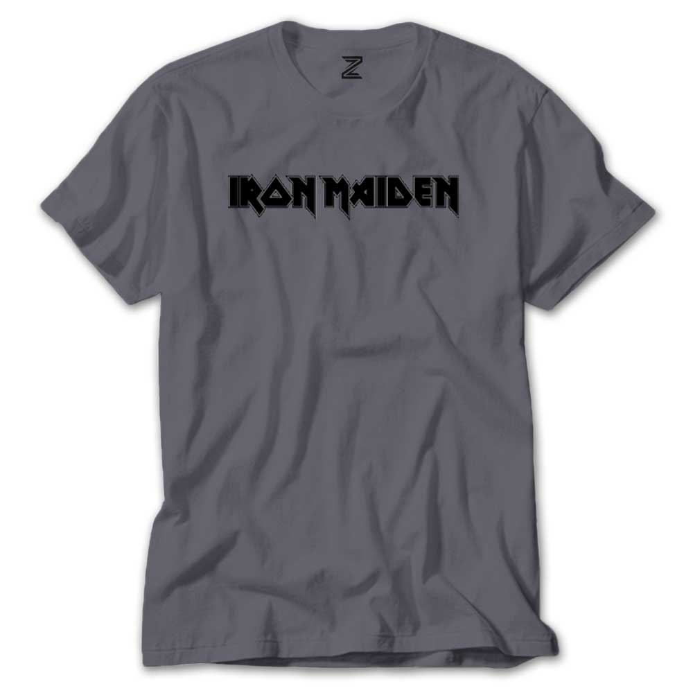 Iron Maiden Black Text Renkli Tişört