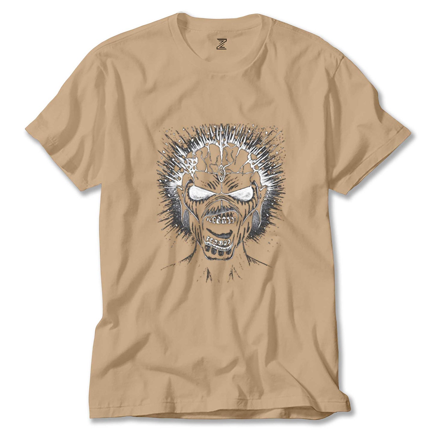 Iron maiden Skull Renkli Tişört