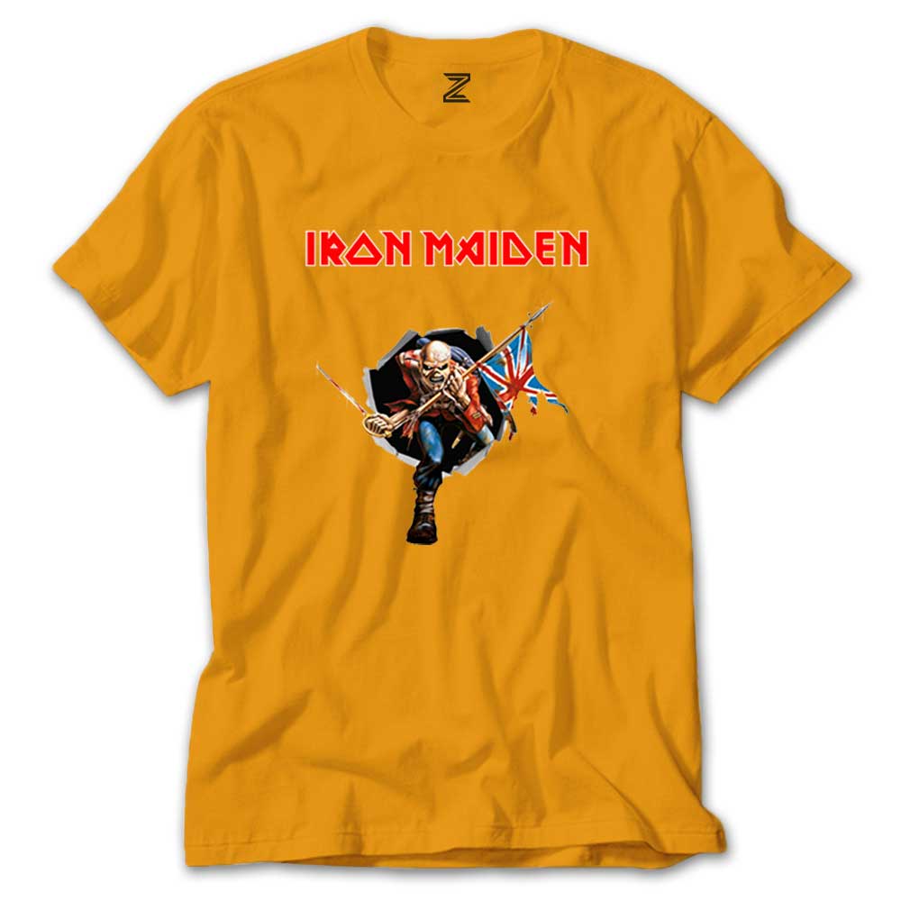 Iron Maiden Trooper Renkli Tişört