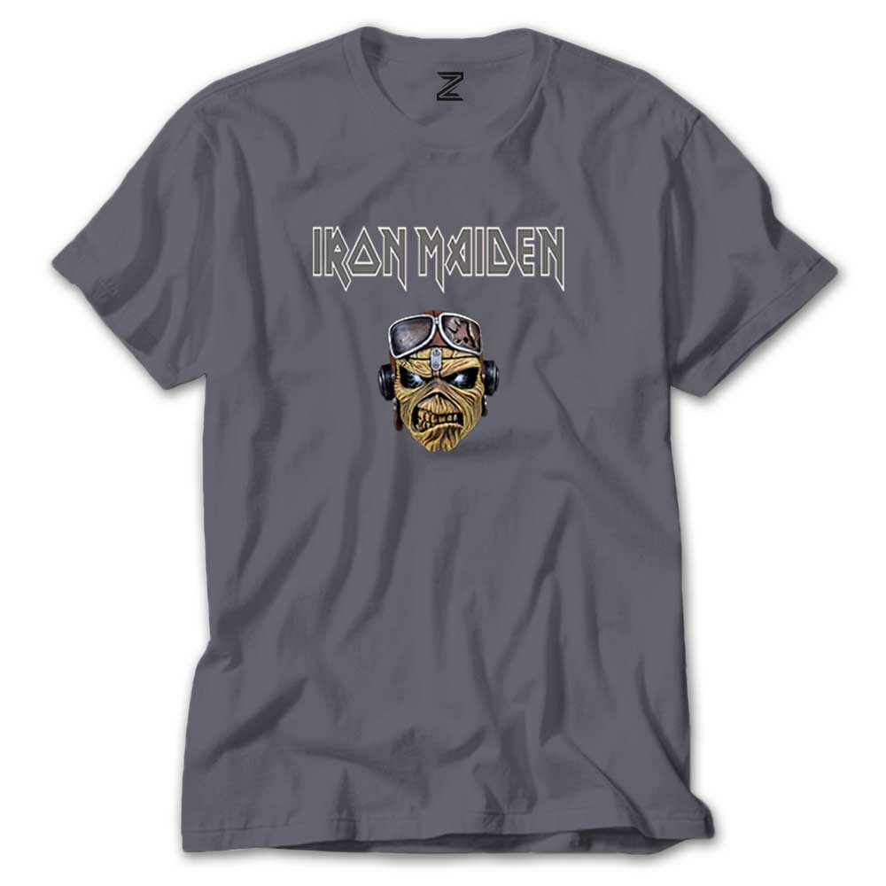 Iron Maiden Zombie Face Renkli Tişört