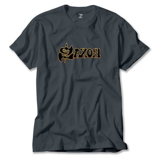 Saxon Gold Logo Renkli Tişört
