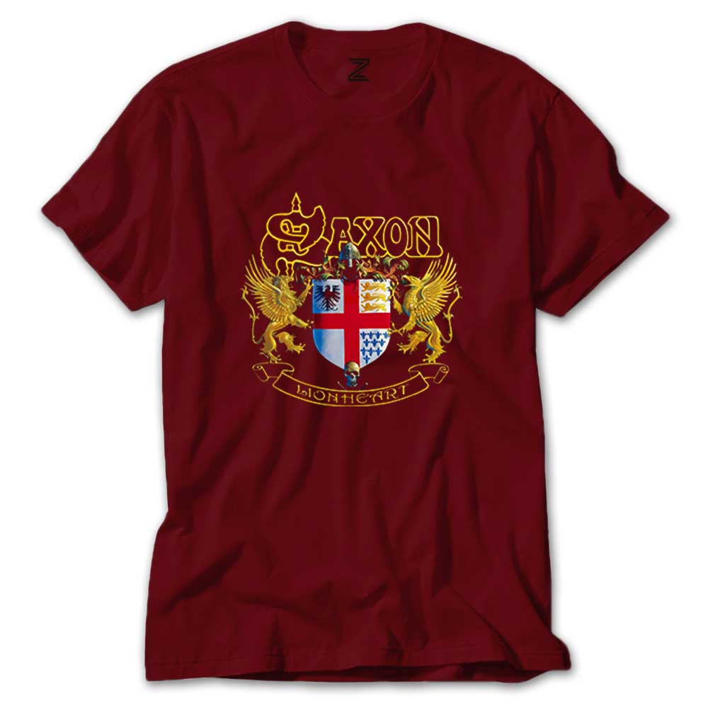 Saxon Lionheart Renkli Tişört