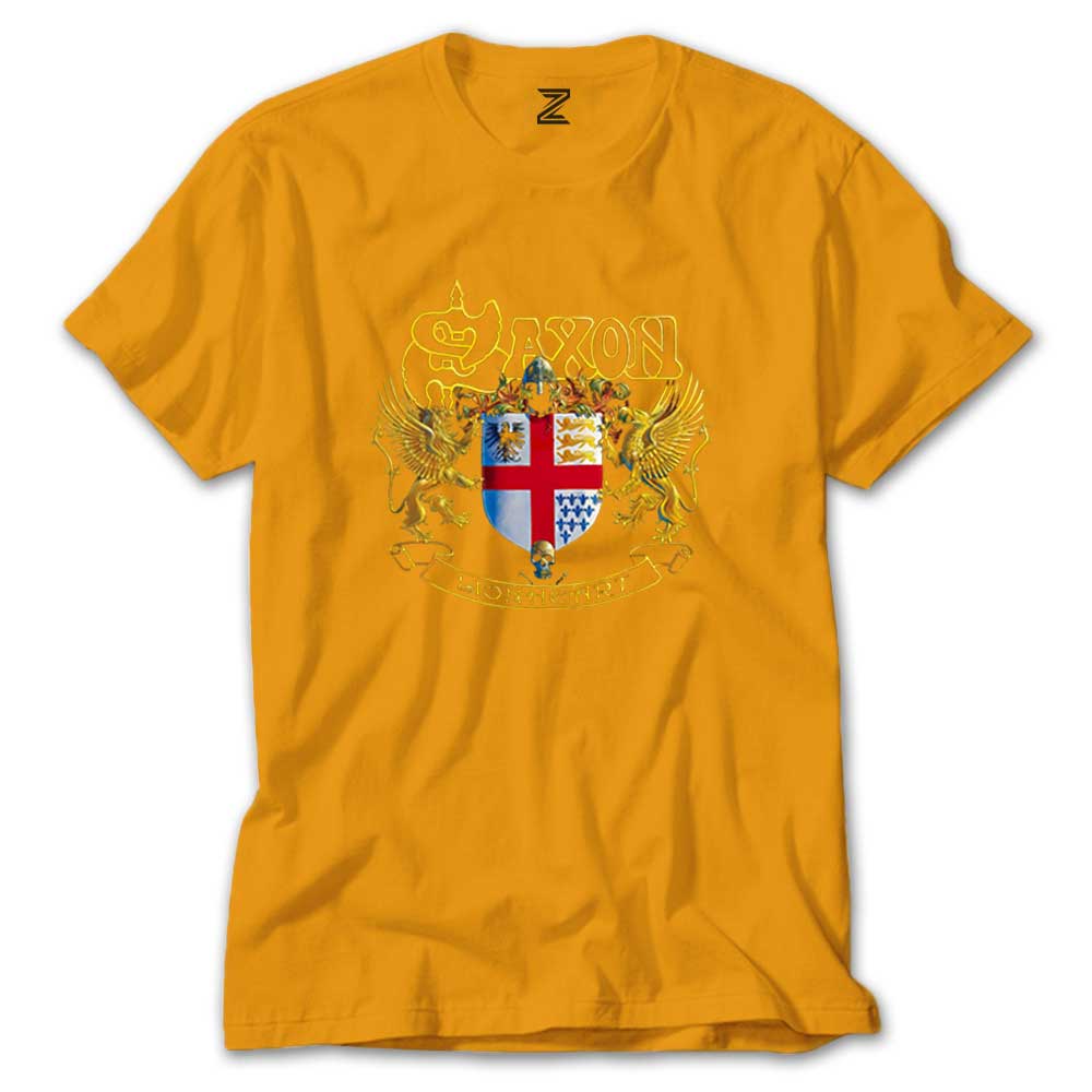 Saxon Lionheart Renkli Tişört
