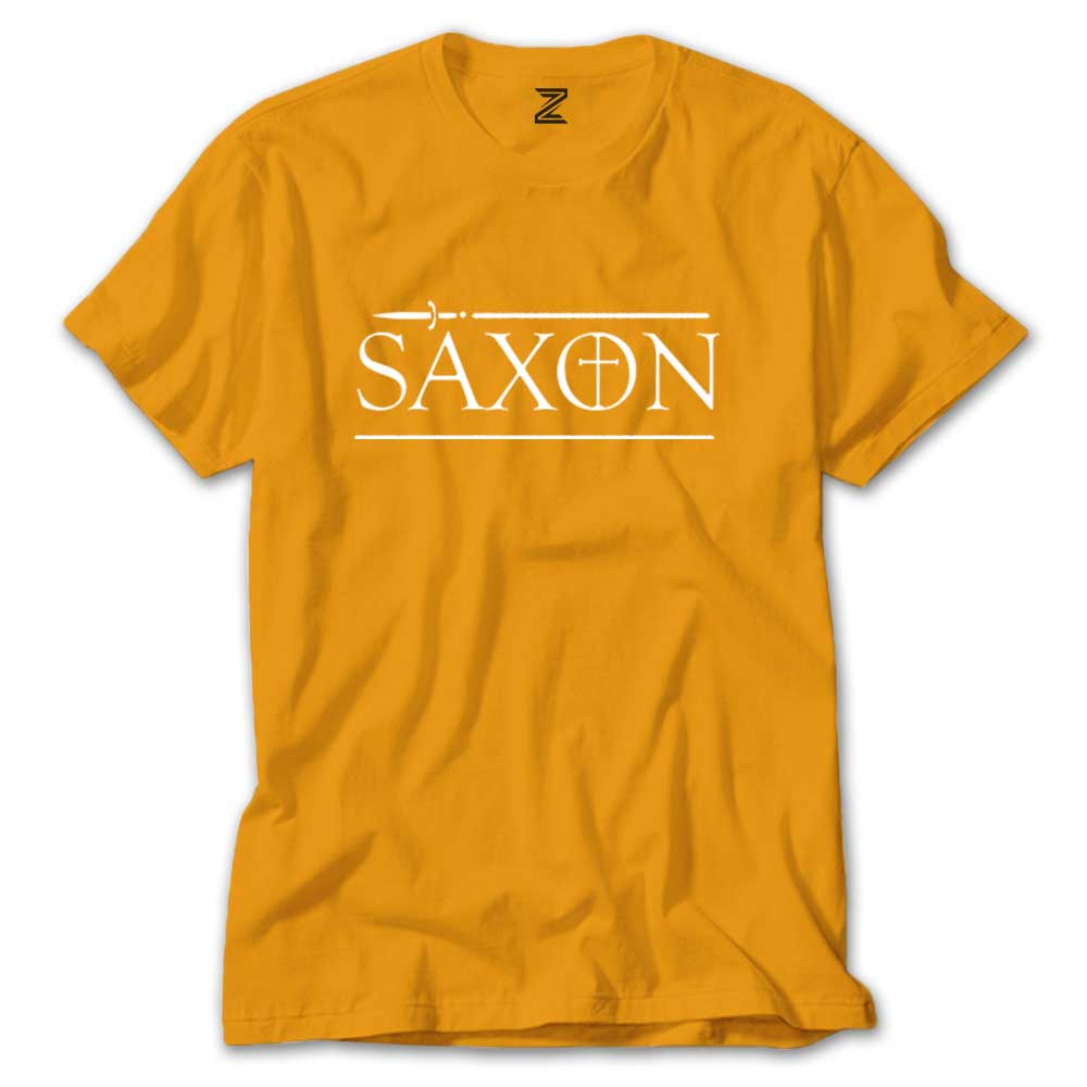 Saxon Logo Renkli Tişört