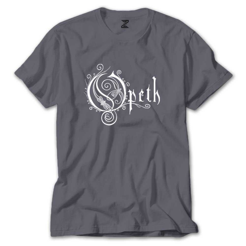 Opeth Logo White Renkli Tişört