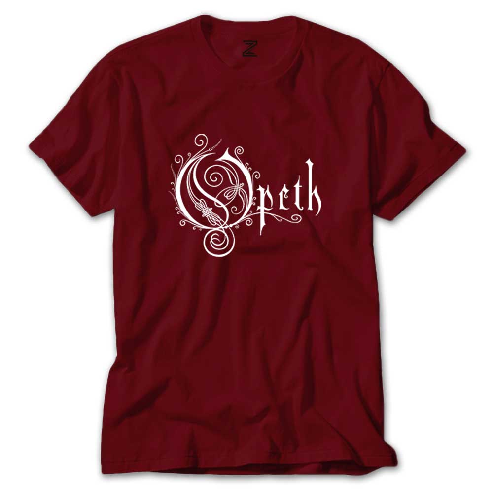 Opeth Logo White Renkli Tişört