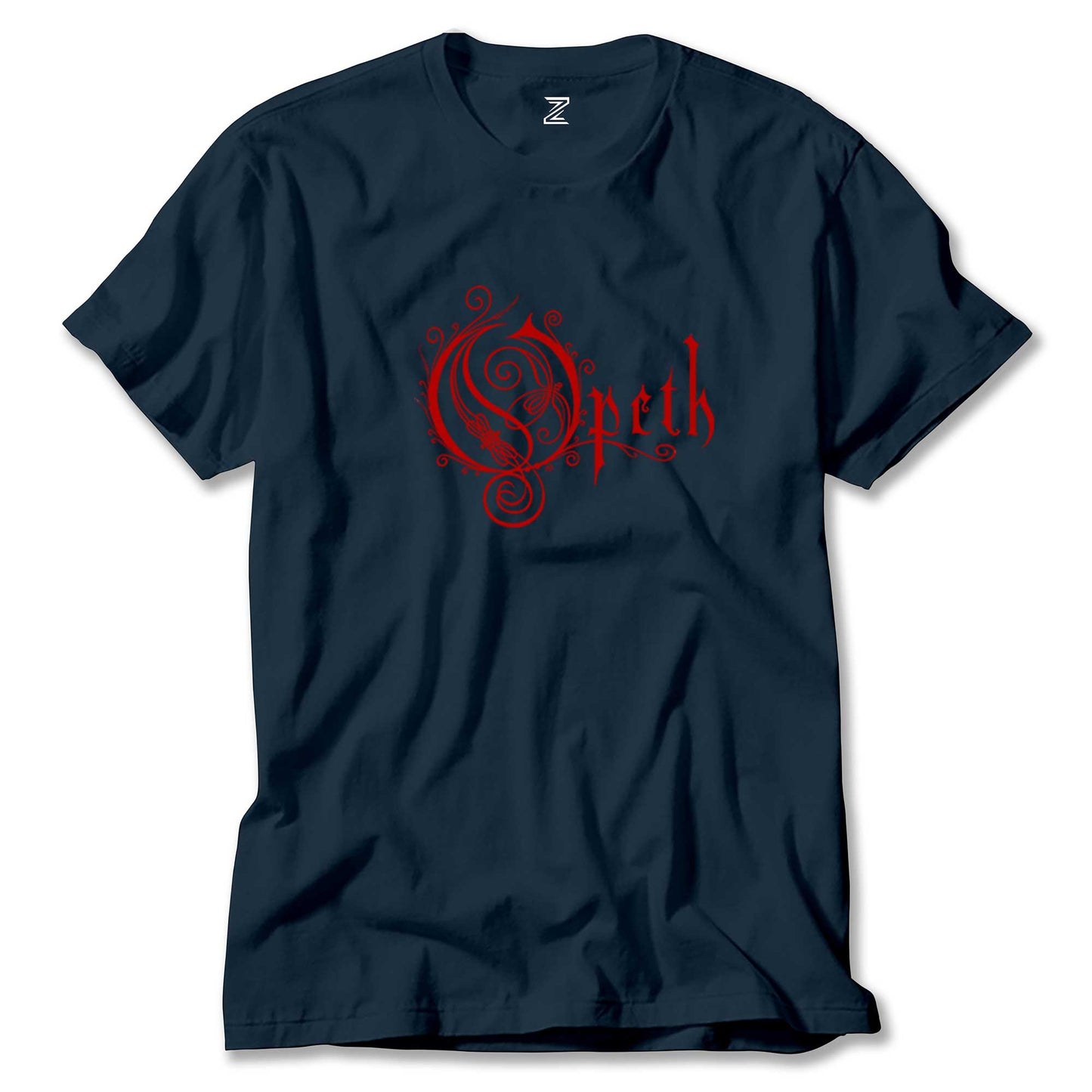 Opeth Red Text Renkli Tişört