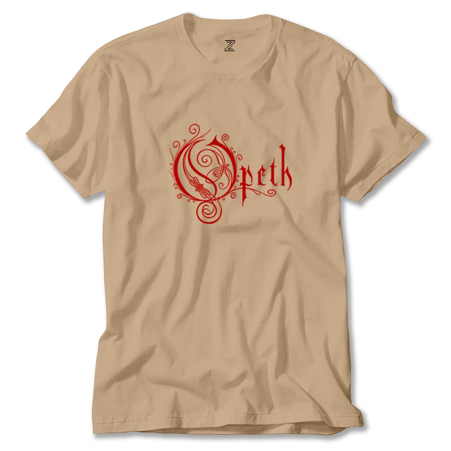 Opeth Red Text Renkli Tişört