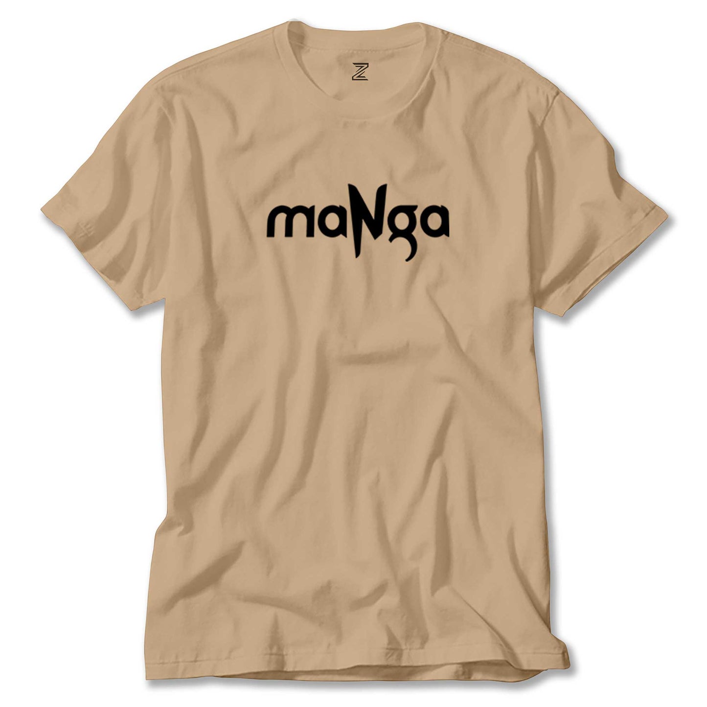 MaNga Black Yazı Renkli Tişört