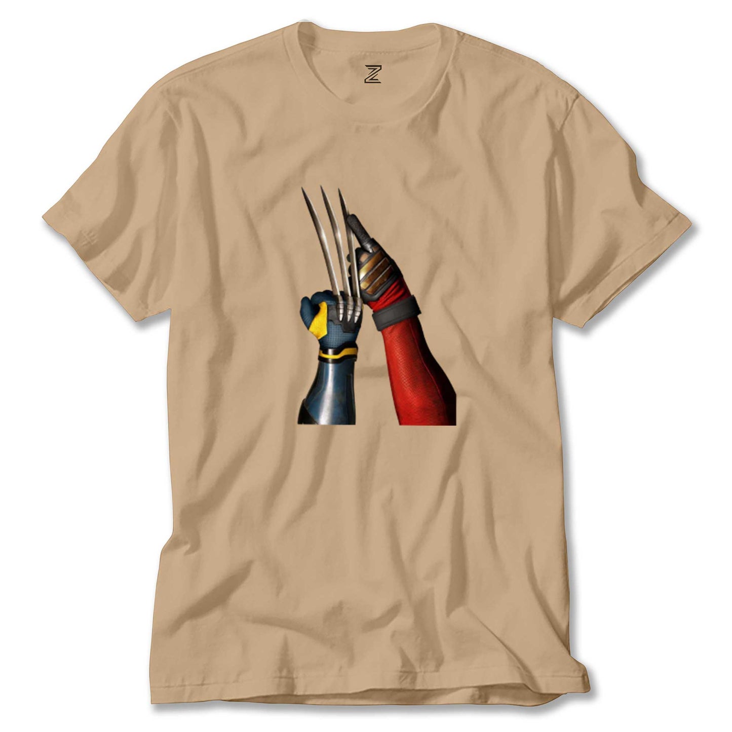 Deadpool Wolverine Poster Renkli Tişört