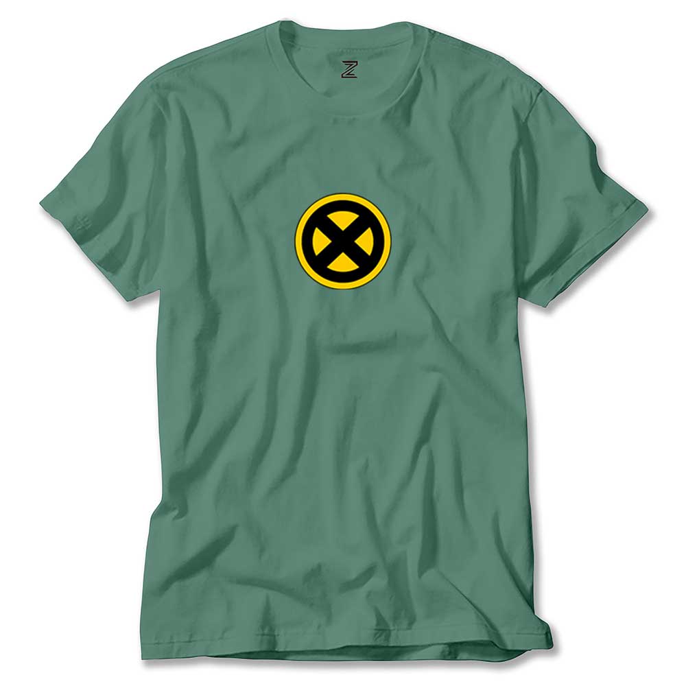 X men Yellow Logo Renkli Tişört