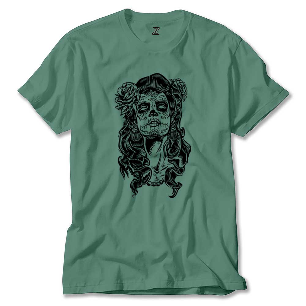 La Calavera Catrina Renkli Tişört