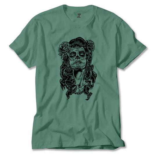 La Calavera Catrina Renkli Tişört