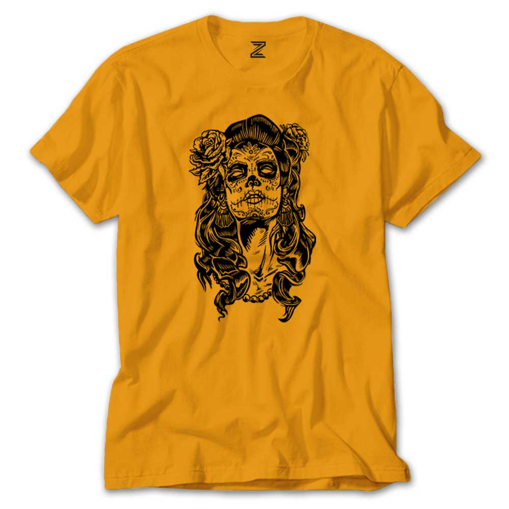 La Calavera Catrina Renkli Tişört