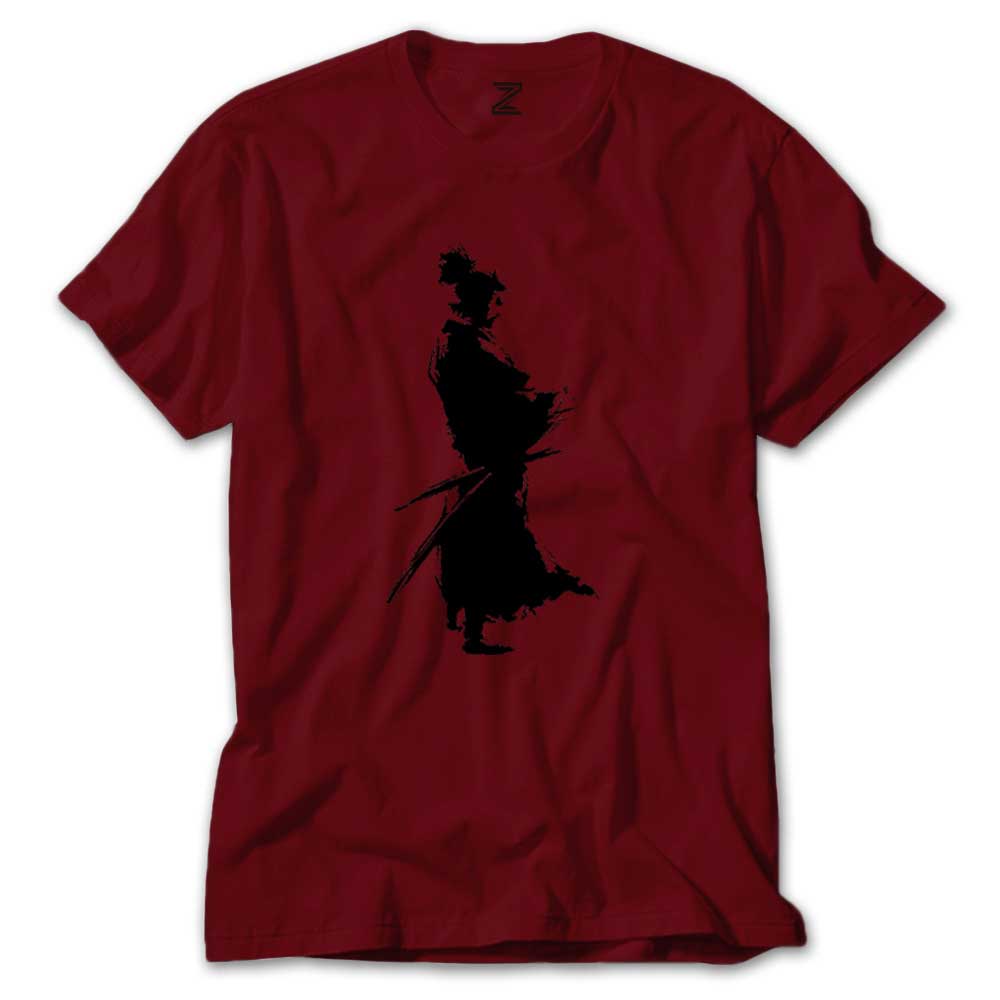 Samurai Musashi Portre Renkli Tişört