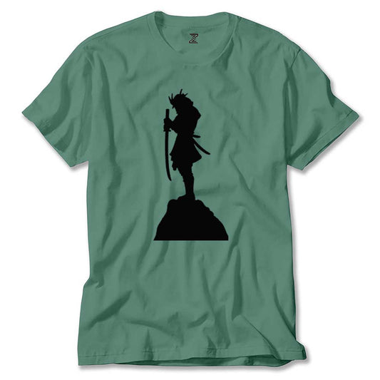 Samurai Portre Renkli Tişört