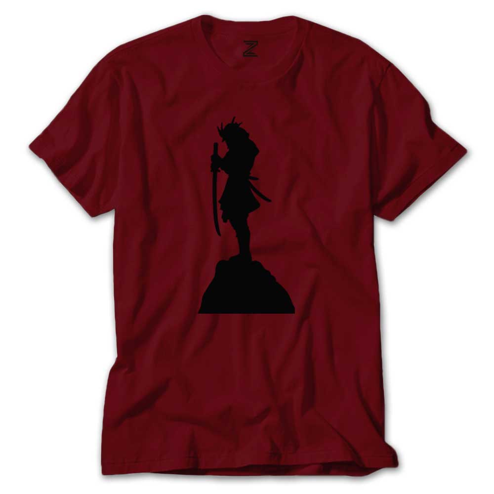 Samurai Portre Renkli Tişört