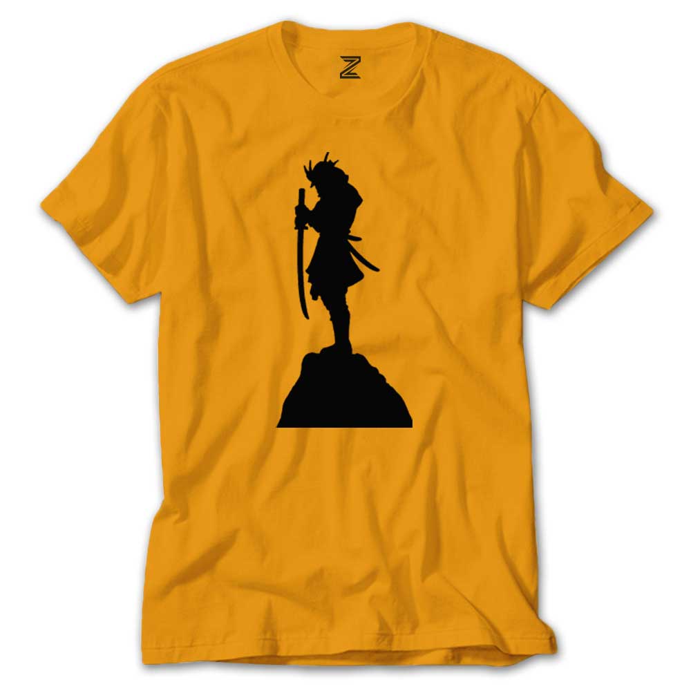 Samurai Portre Renkli Tişört