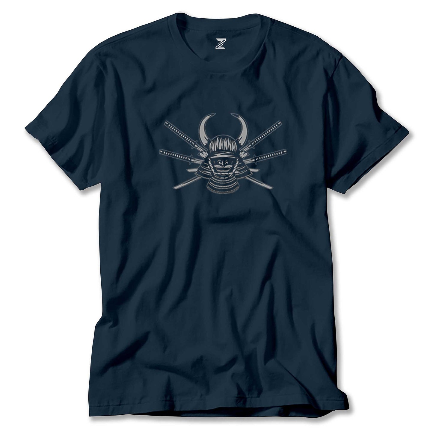 Samurai Skull Sword Renkli Tişört