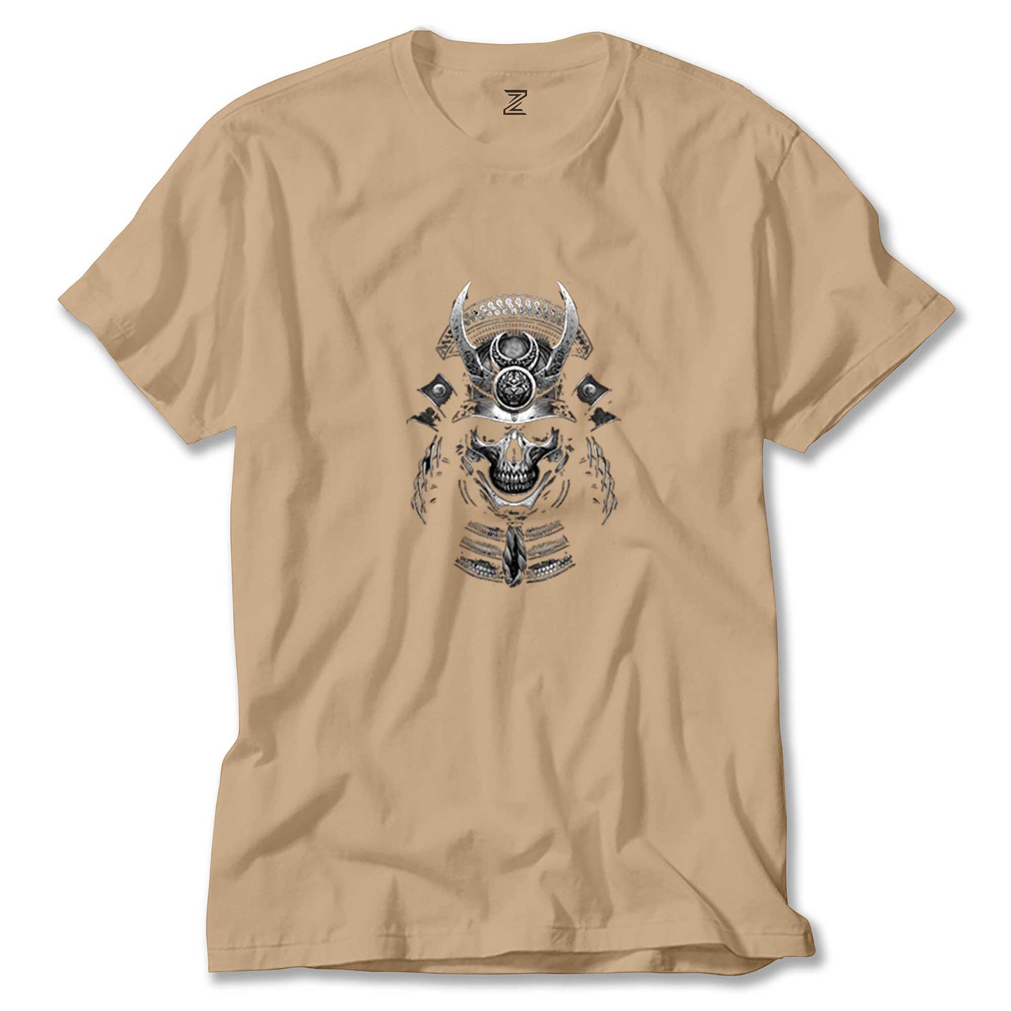 Samurai Skull Renkli Tişört