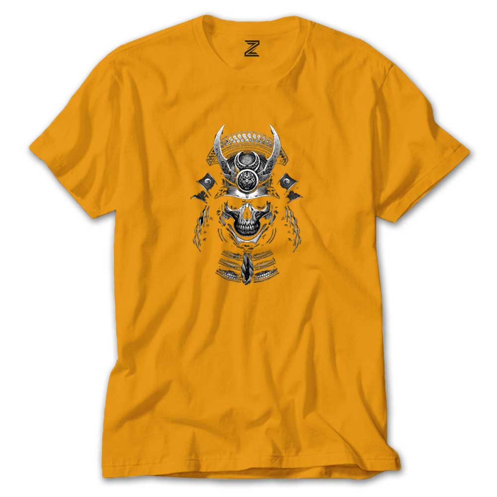 Samurai Skull Renkli Tişört