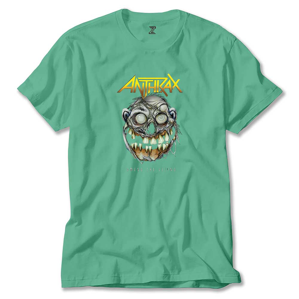 Anthrax Amung The Living Renkli Tişört