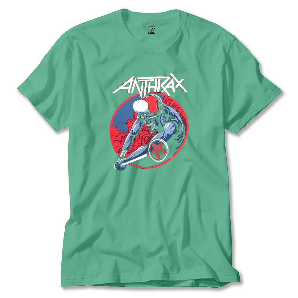 Anthrax Pentegram Renkli Tişört