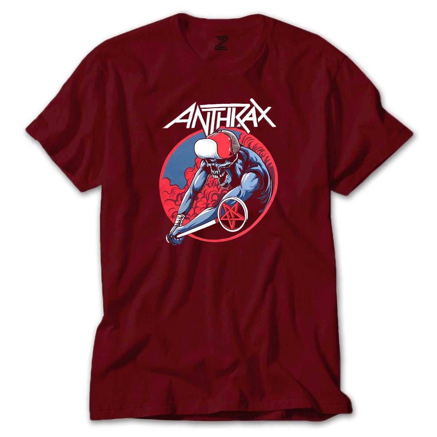 Anthrax Pentegram Renkli Tişört