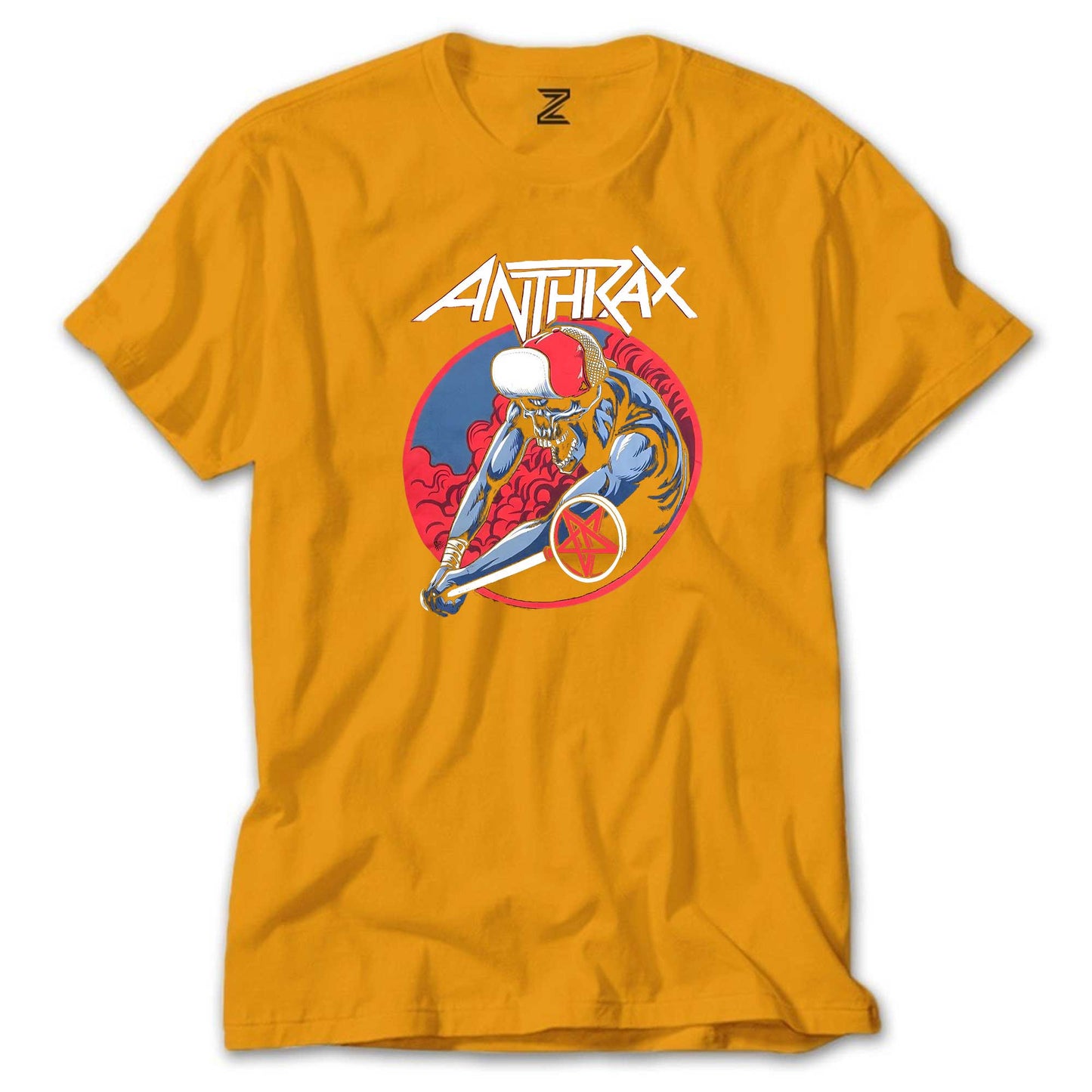 Anthrax Pentegram Renkli Tişört