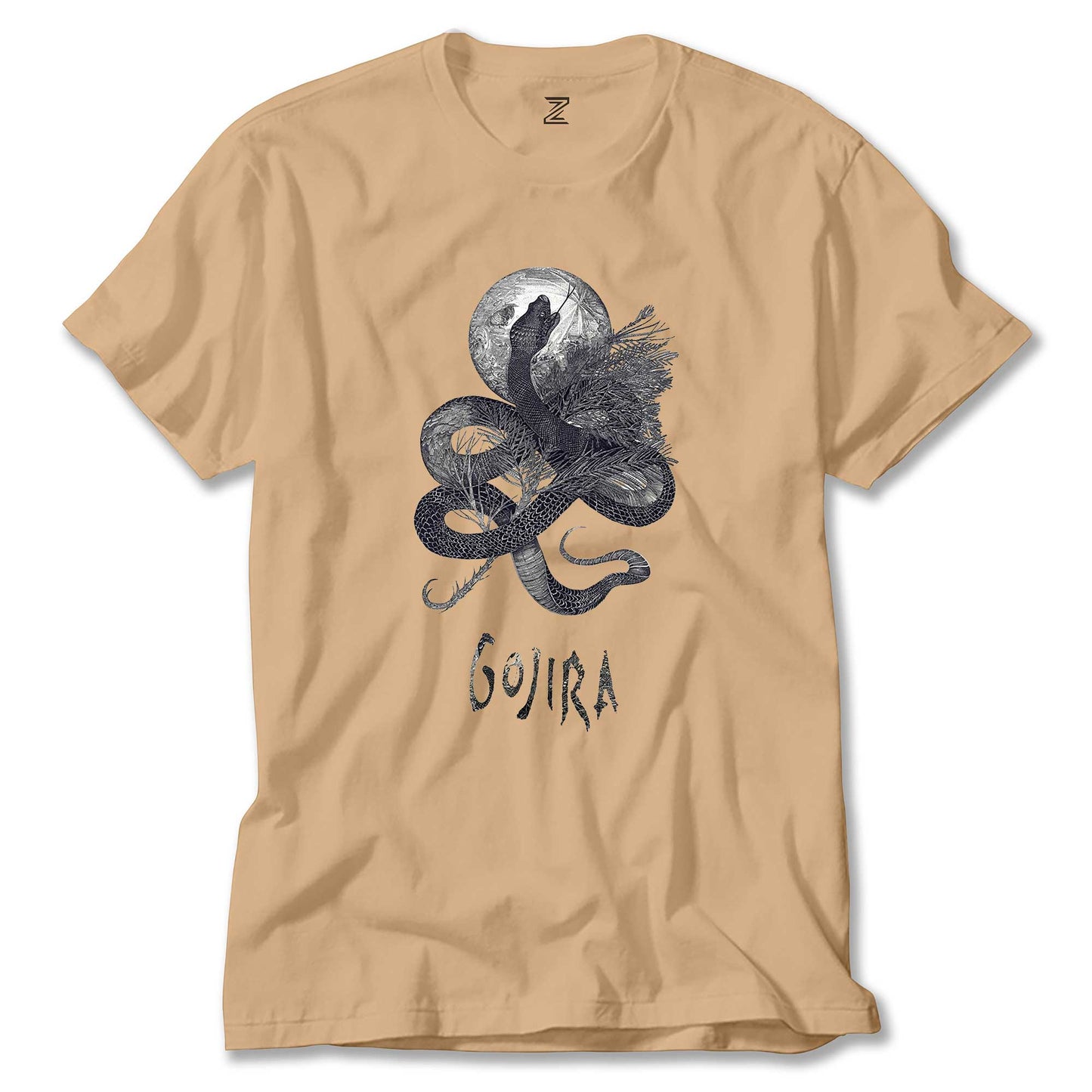 Gojira Snake and Moon Renkli Tişört