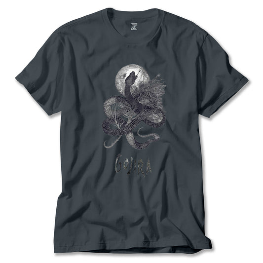 Gojira Snake and Moon Renkli Tişört