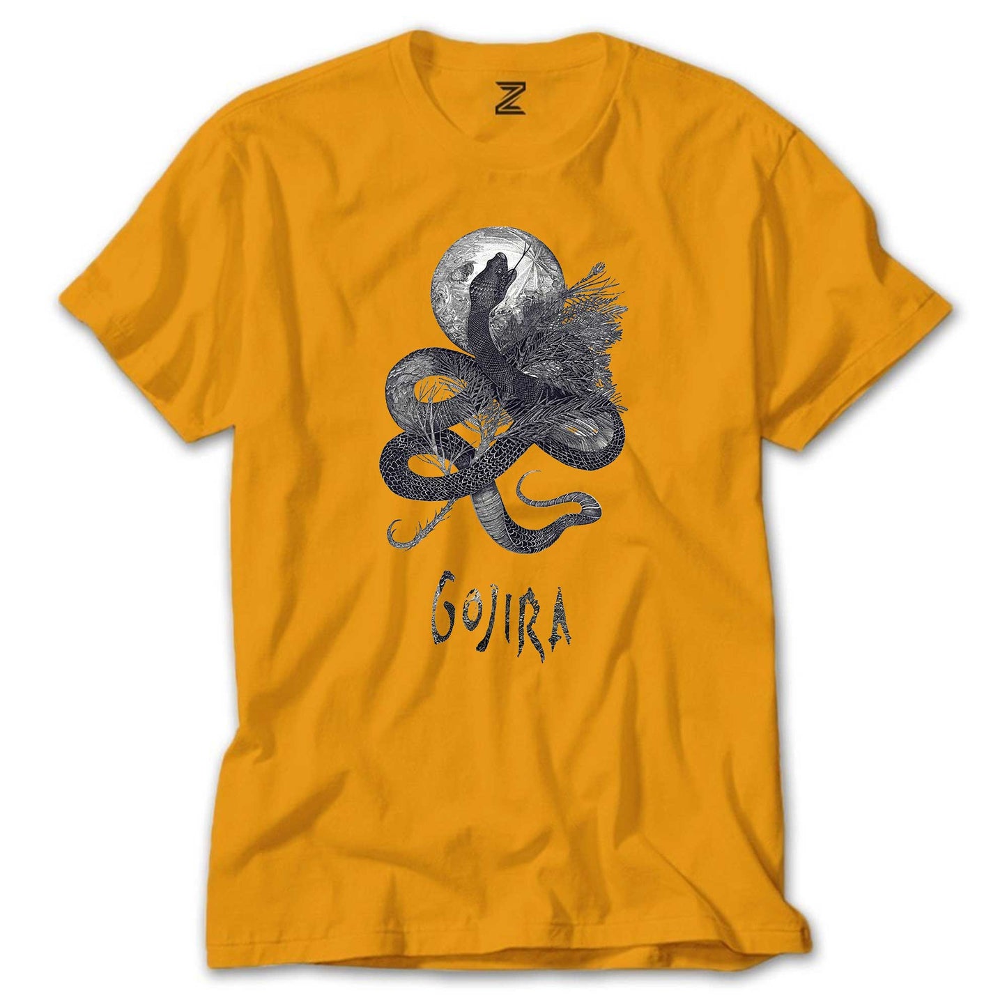 Gojira Snake and Moon Renkli Tişört