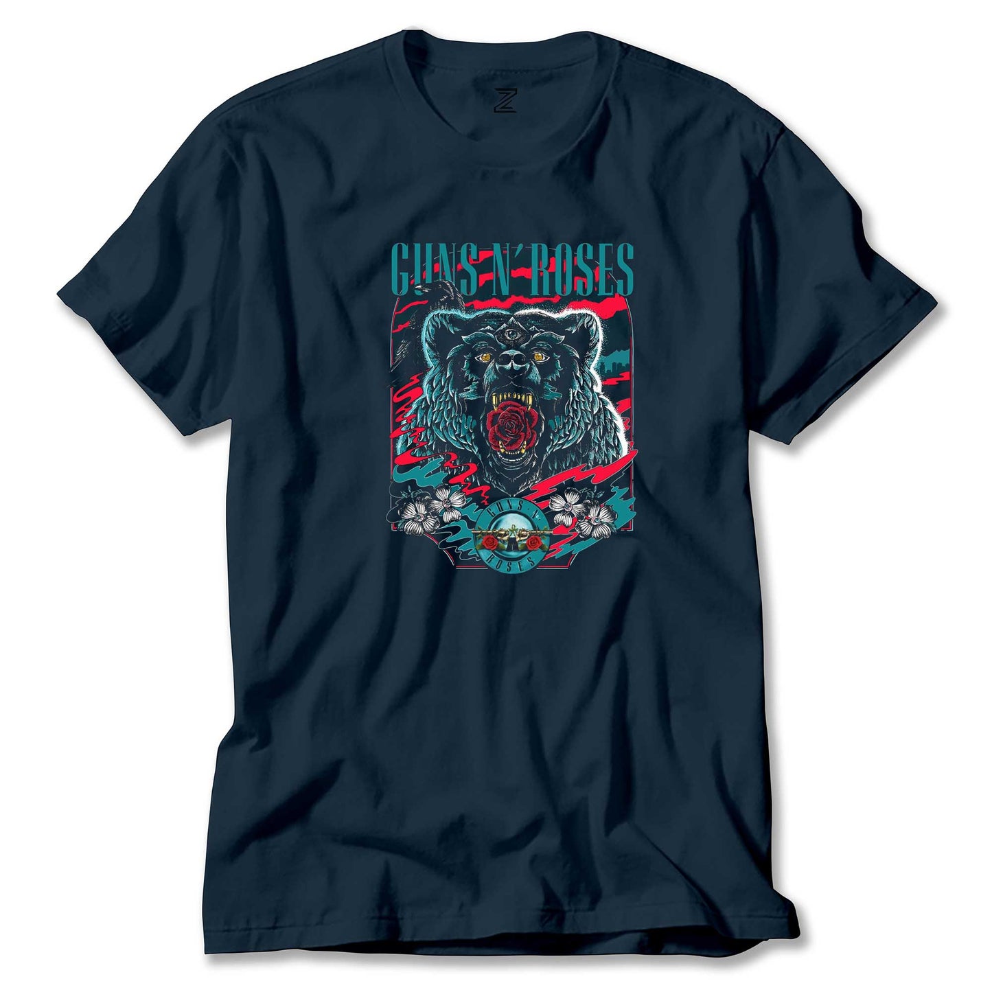 Guns N Roses Bear Renkli Tişört
