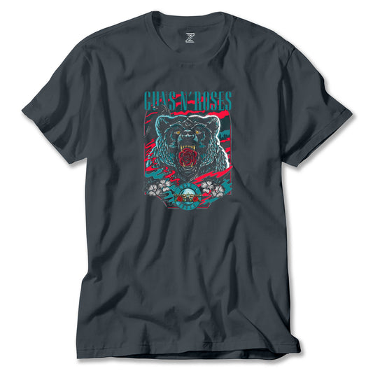 Guns N Roses Bear Renkli Tişört