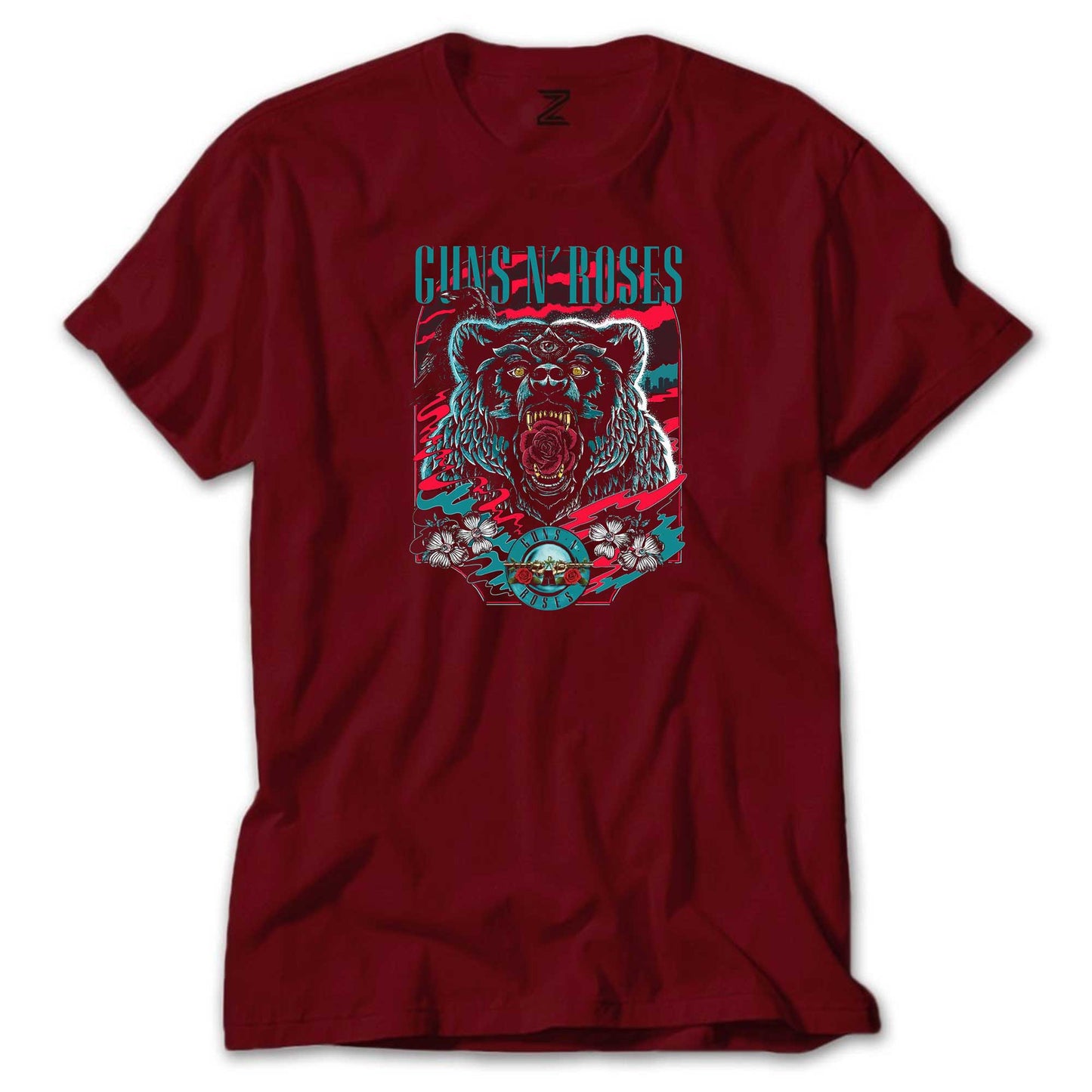 Guns N Roses Bear Renkli Tişört