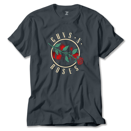 Guns N Roses Logo 2 Renkli Tişört