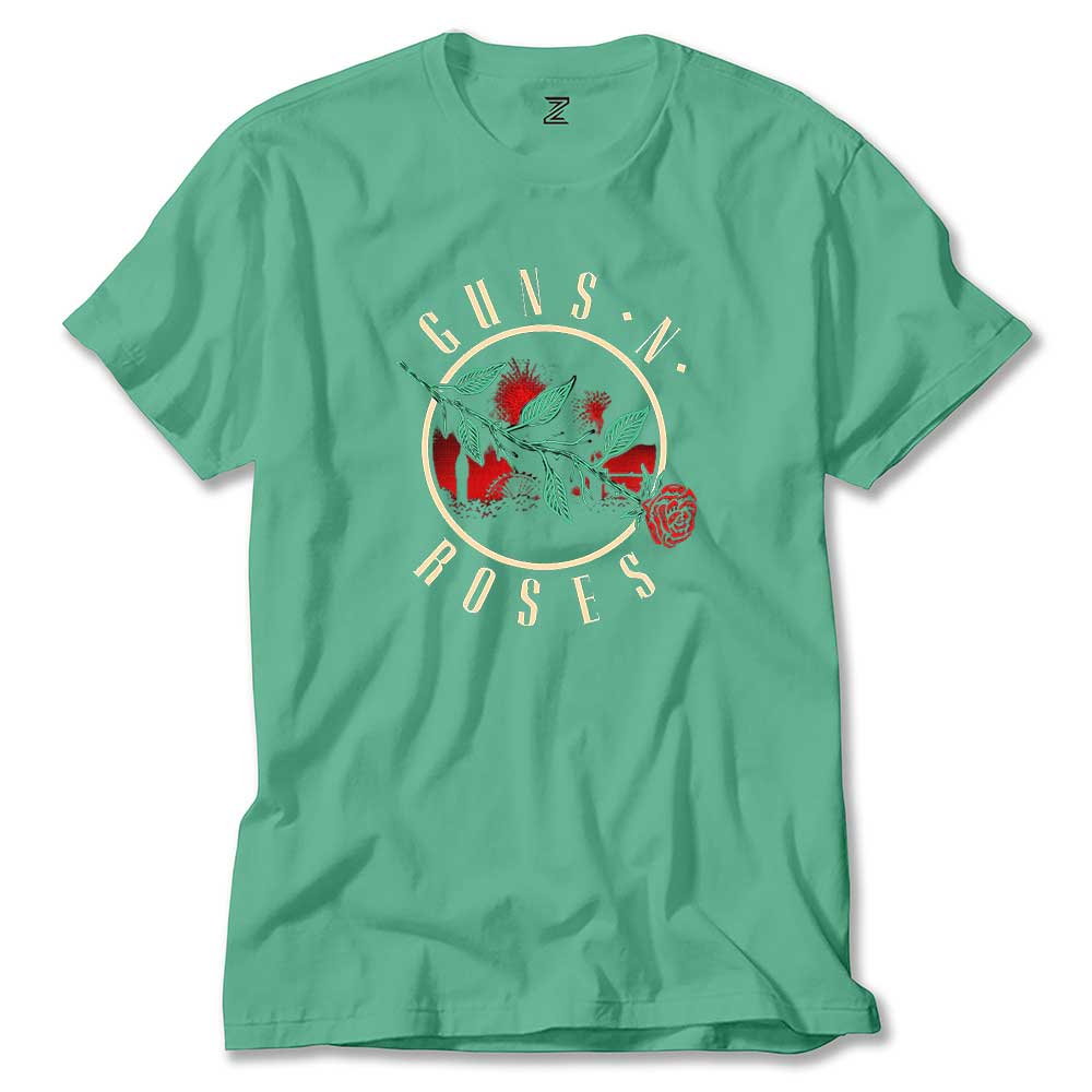 Guns N Roses Logo 2 Renkli Tişört