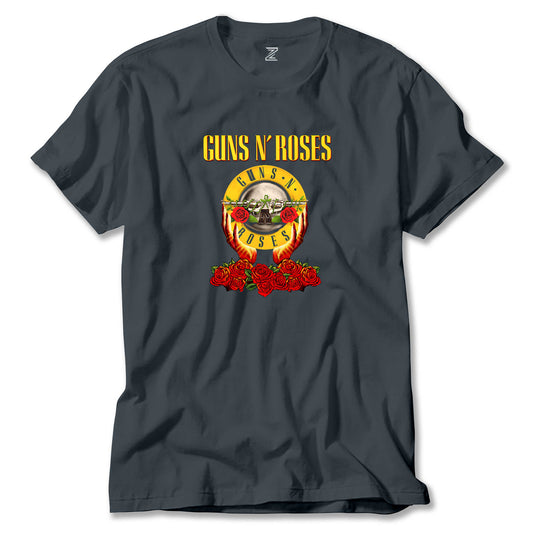Guns N Roses Hands and Light Renkli Tişört