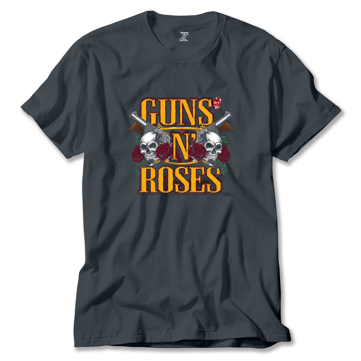 Guns N Roses YazılI Logo Renkli Tişört
