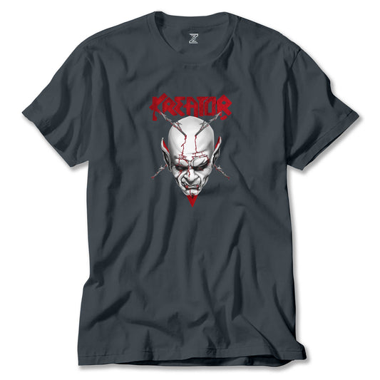 Kreator Siluet Logo Renkli Tişört