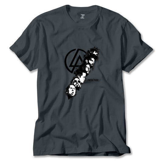 Linkin Park Logo Siluet Renkli Tişört