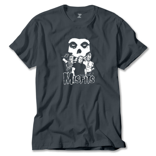 Misfits Grup Logo Renkli Tişört