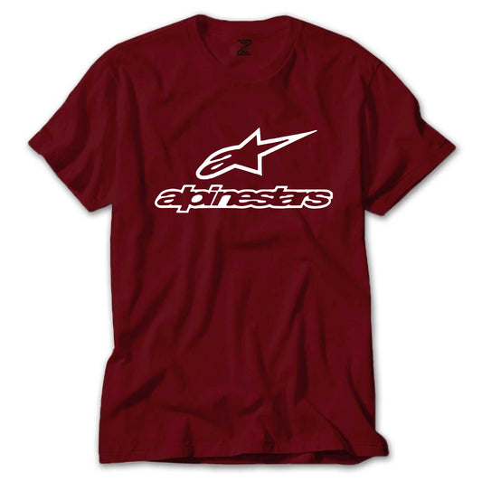Alpinestars Logo Text Renkli Tişört
