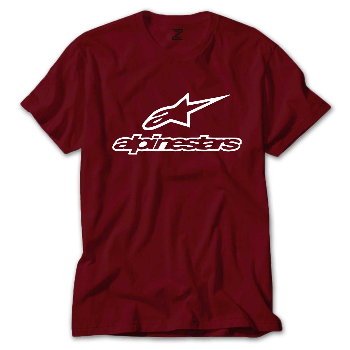 İndirimli Alpinestars Logo Text Kırmızı Tişört