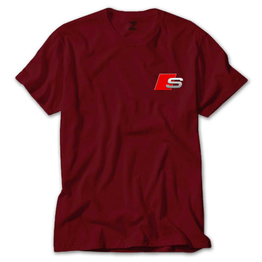 Audi S Line Logo Renkli Tişört