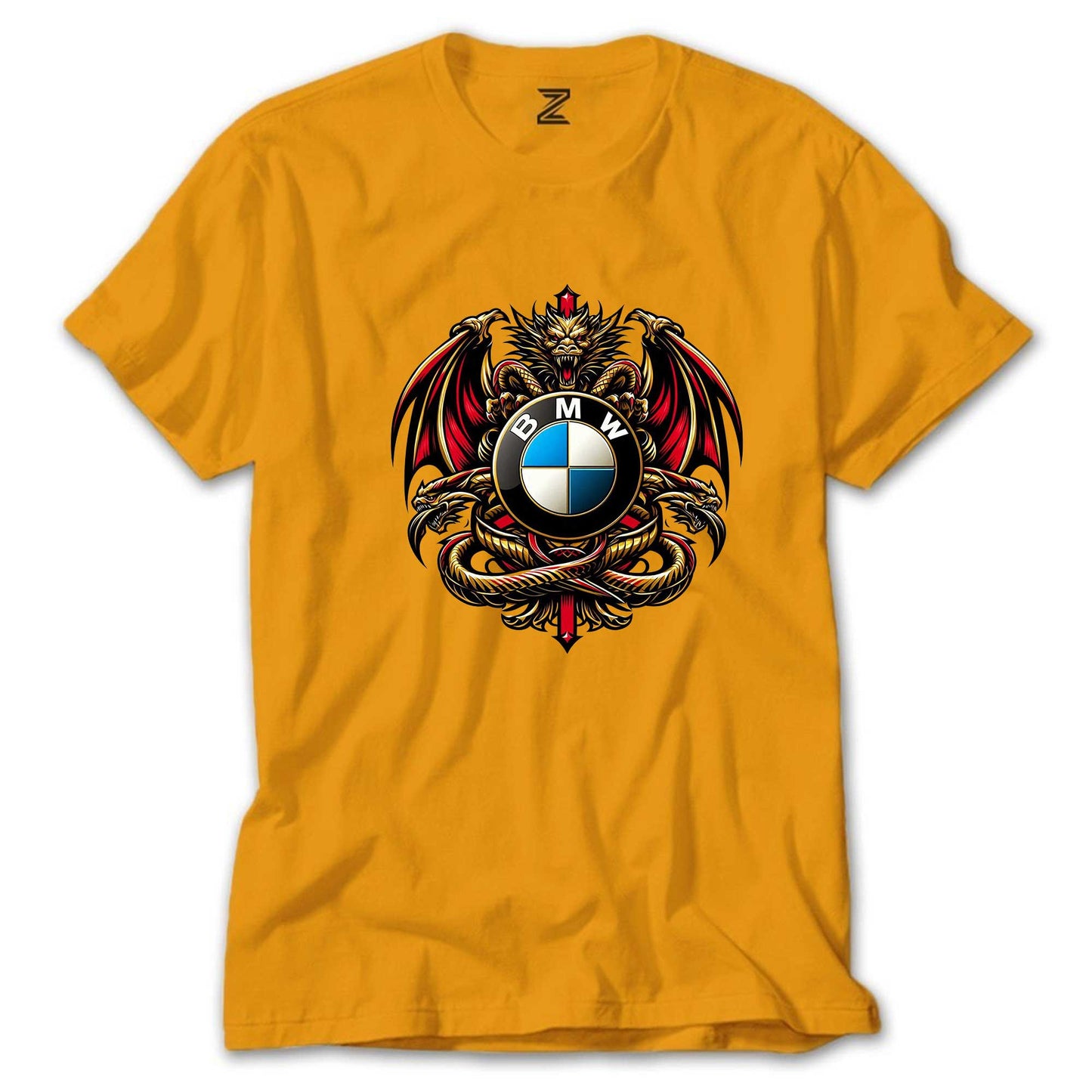 Bmw Logo Ejderha Renkli Tişört