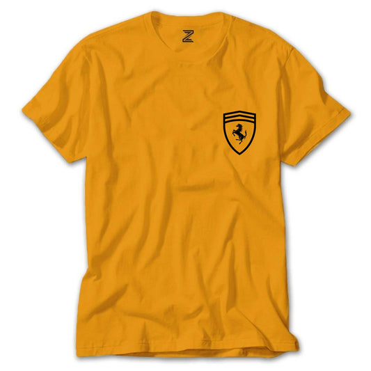 Ferrari Logo Horse Renkli Tişört